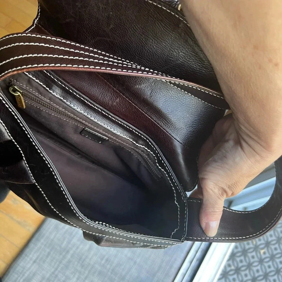 Celine shoulder bag with contrast stitching - Picture 6 of 7